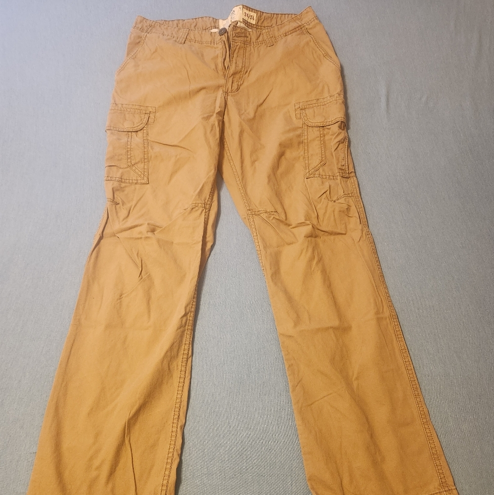 Urban Pipeline Cargo Pants Gold Khaki 34 x 34
